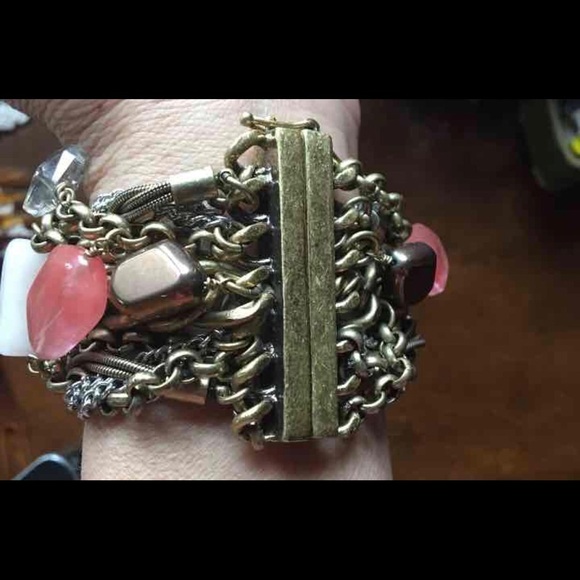 Vintage semi-precious stone bracelet - Picture 4 of 8